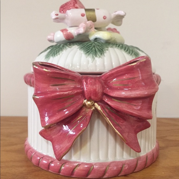 Vinrtage Fitz & Floyd 1992 Christmas Candy Dish